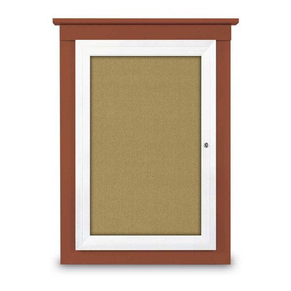 Single Door Enclosed Letterboard, 47"x36